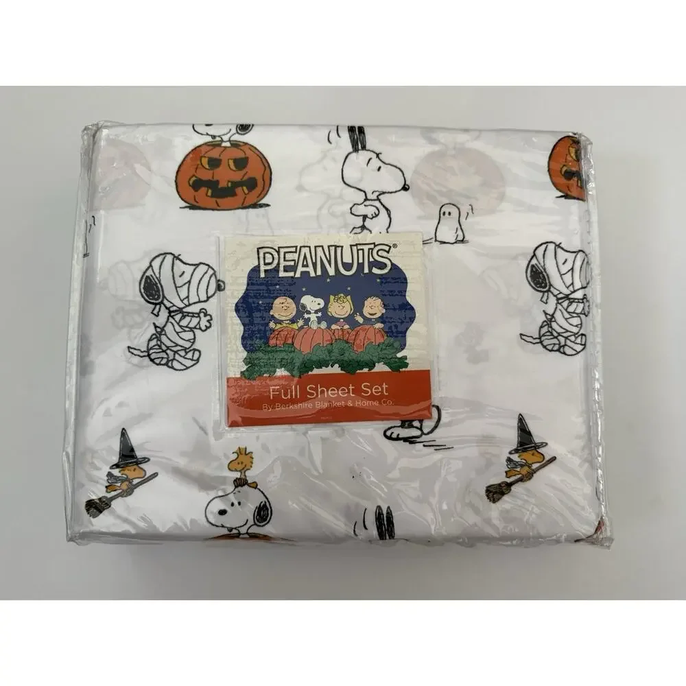 PEANUTS Halloween Shenanigans Snoopy & Woodstock Full Sheet 4 Piece Set